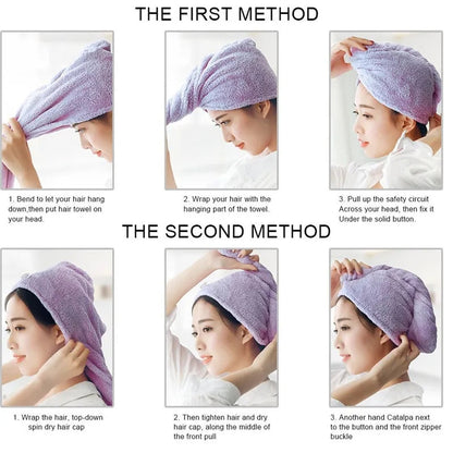 Microfiber Dry Hair Towel