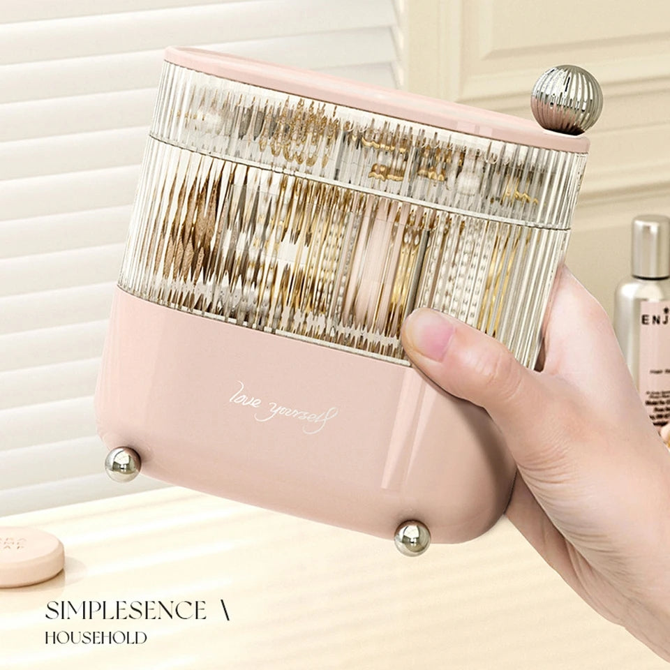 Multi Layer Rotating Desktop Cosmetic Organizer
