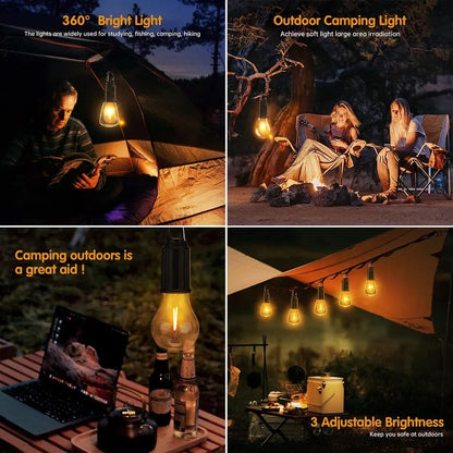 Led rechargeable bulb lamp for camping and for other multi purpose use