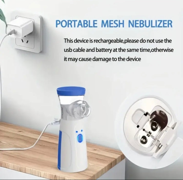 Portable Mesh nebulizer for kids and for adult.