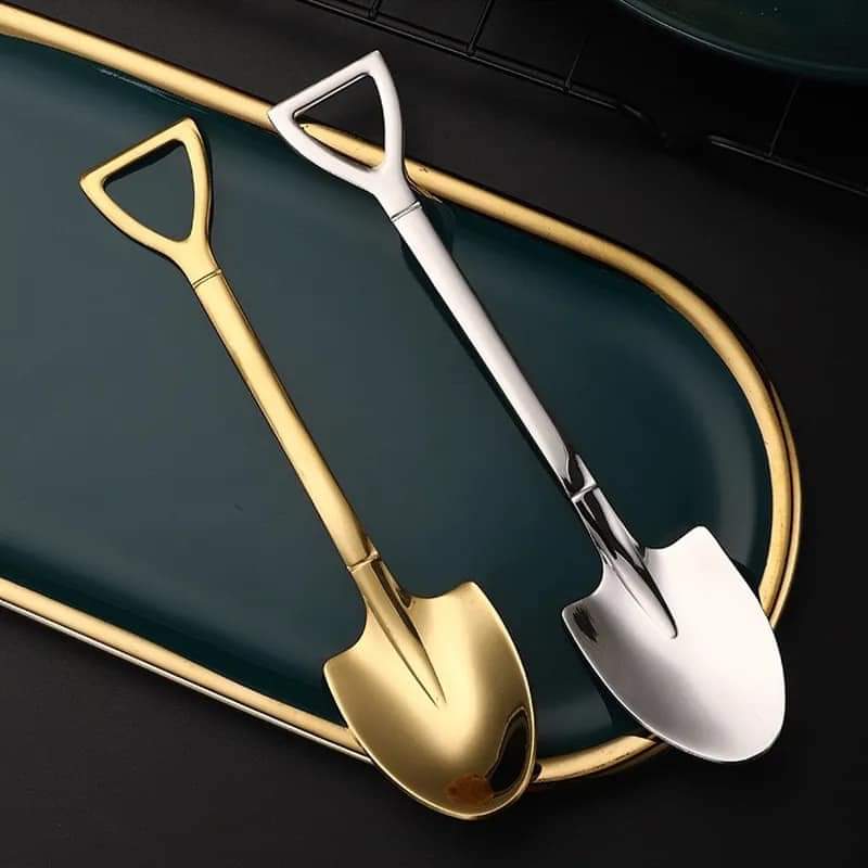 Creative Stainless Steel Spoon Set (2pcs)