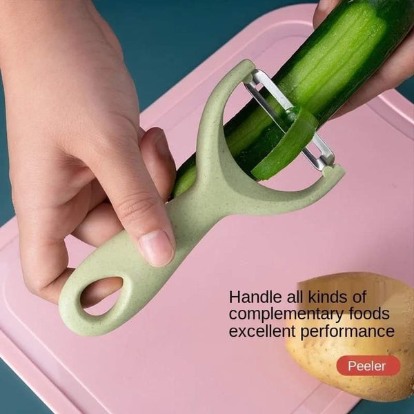 6 pieces colorful knife kitchen set