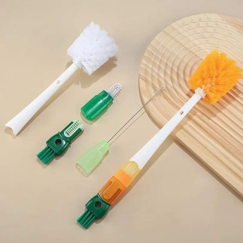 5 In 1 Long Handle Bottle Cleaning Brush