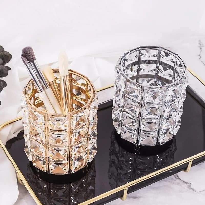 Crystal Makeup Brush Holder