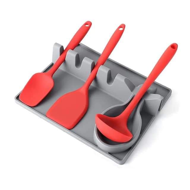 2In1 Multifunctional Silicone Spoon Holder