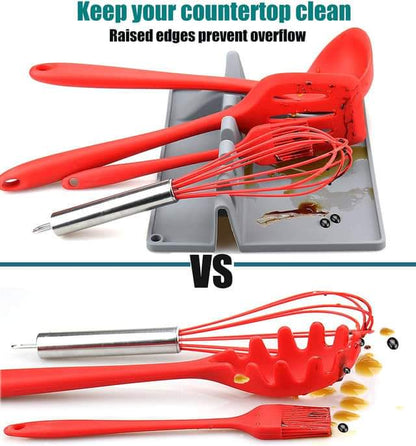 2In1 Multifunctional Silicone Spoon Holder