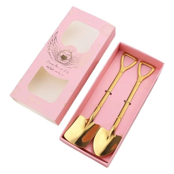 Creative Stainless Steel Spoon Set (2pcs)