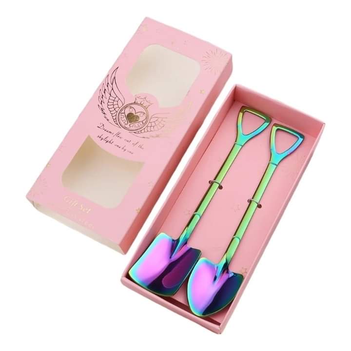 Creative Stainless Steel Spoon Set (2pcs)