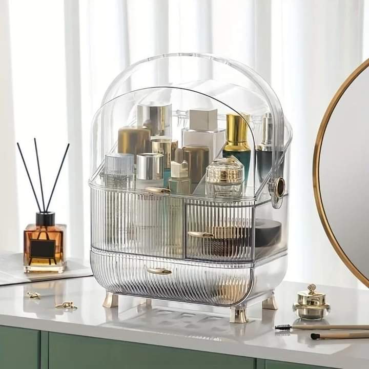 Luxury Acrylic Large Capacity Dressing Table Organizer (Box Packing)