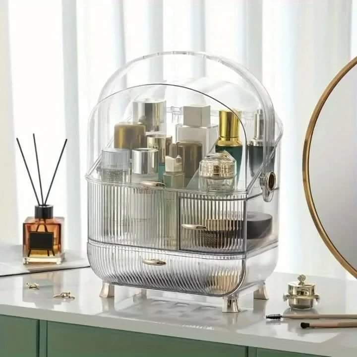 Luxury Acrylic Large Capacity Dressing Table Organizer (Box Packing)