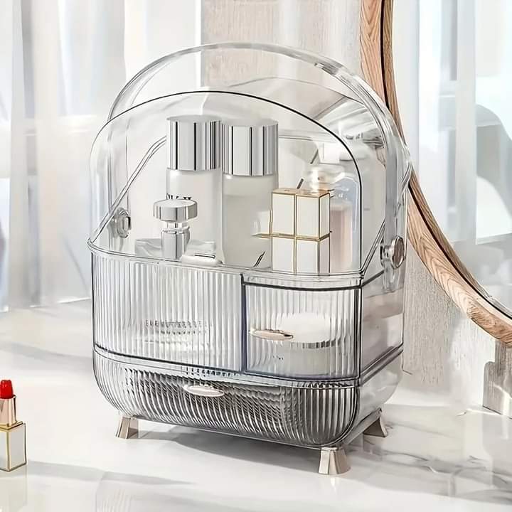 Luxury Acrylic Large Capacity Dressing Table Organizer (Box Packing)