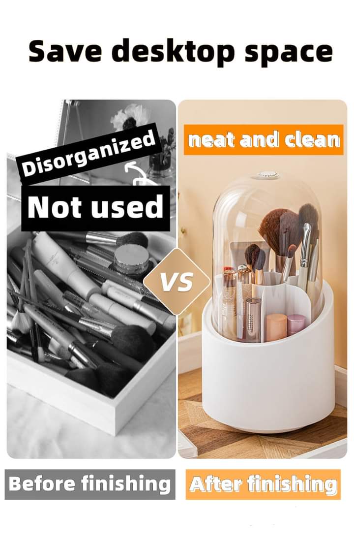 Covered Round Brush Holder