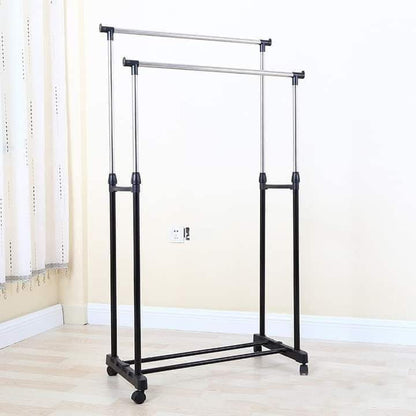 Double Pole Clothes Stand