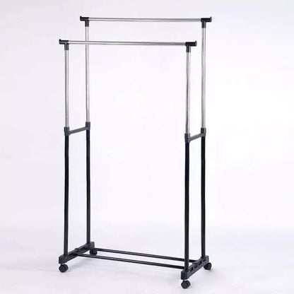 Double Pole Clothes Stand