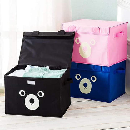 Cloth Cartoon Bear Storage Box