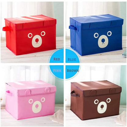 Cloth Cartoon Bear Storage Box
