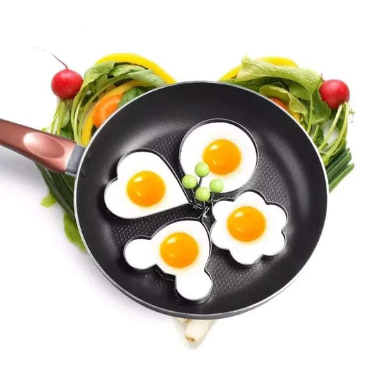 4Pcs Egg Shaper Stainless Steel
