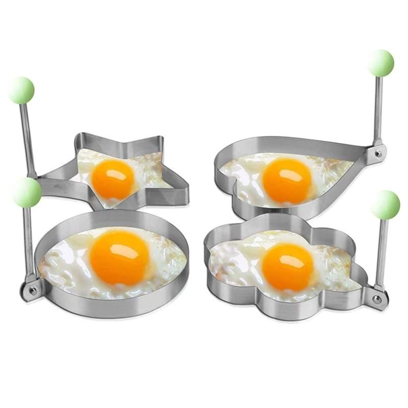4Pcs Egg Shaper Stainless Steel