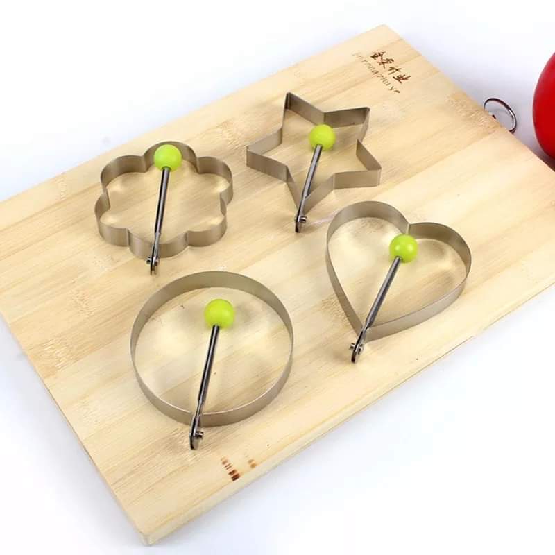 4Pcs Egg Shaper Stainless Steel