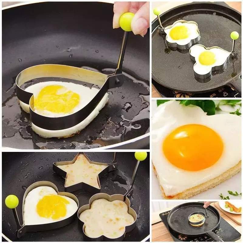 4Pcs Egg Shaper Stainless Steel