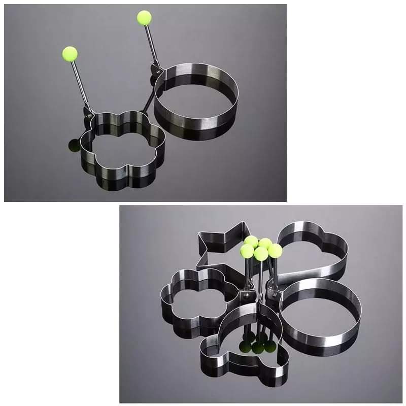 4Pcs Egg Shaper Stainless Steel