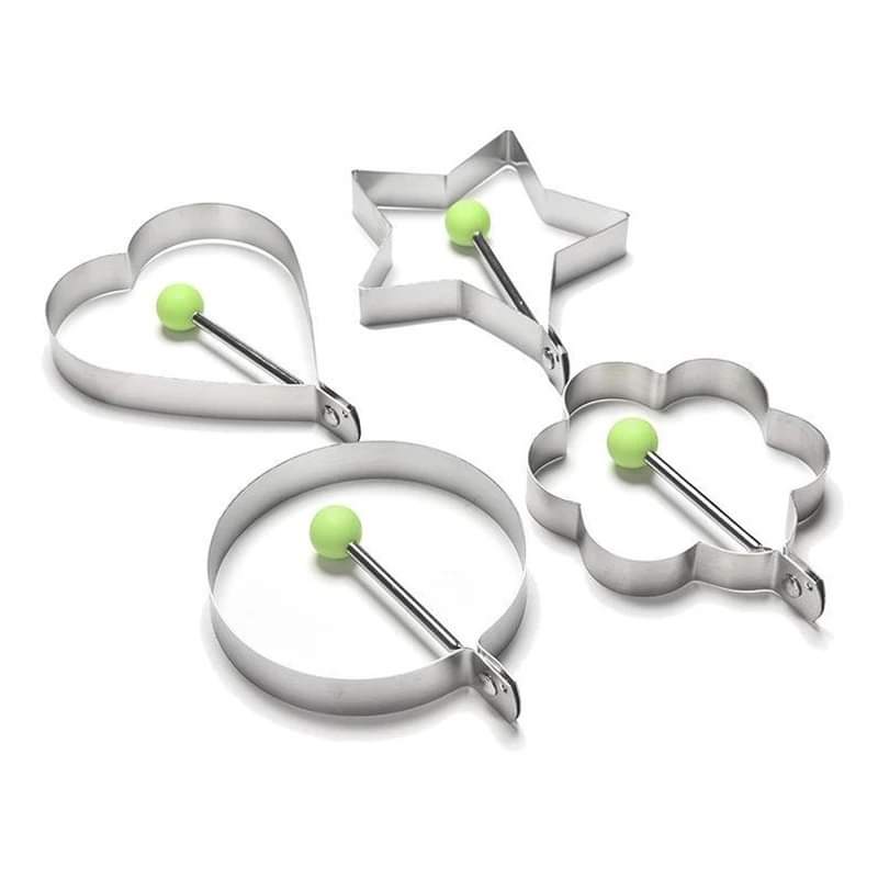 4Pcs Egg Shaper Stainless Steel