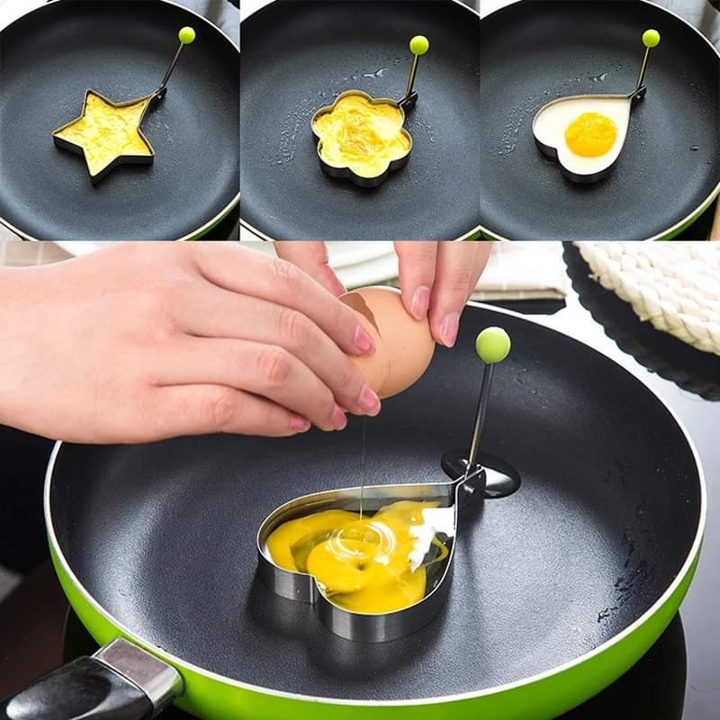 4Pcs Egg Shaper Stainless Steel