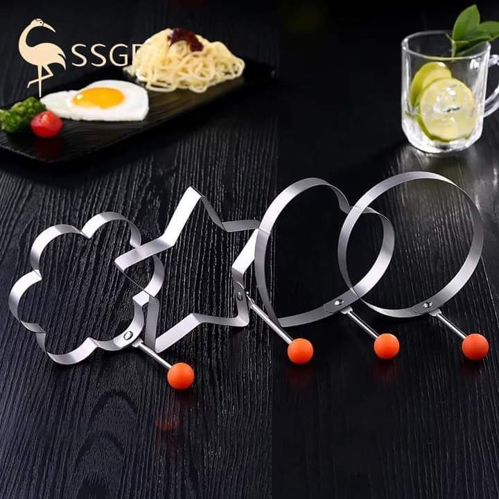 4Pcs Egg Shaper Stainless Steel