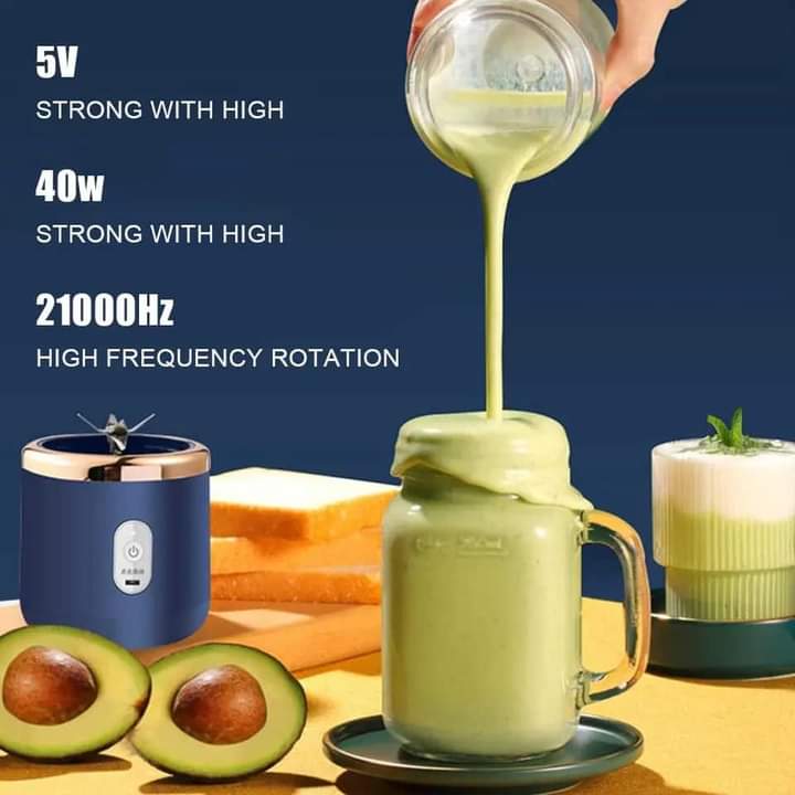 6 Blades Usb Juicer With 300ml Glass