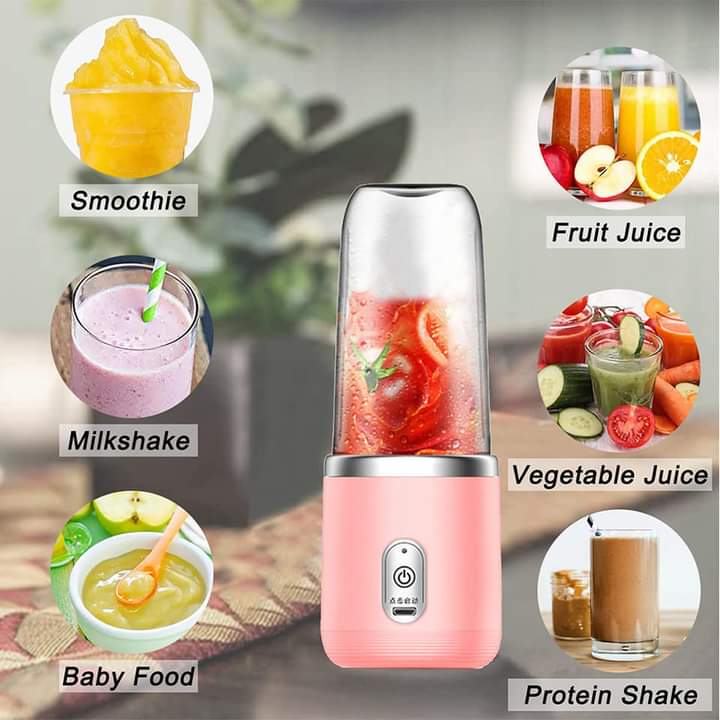 6 Blades Usb Juicer With 300ml Glass