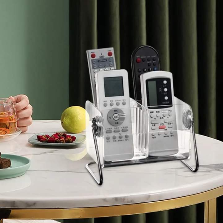 Acrylic 6 Grid Remote And Multipurpose Stand