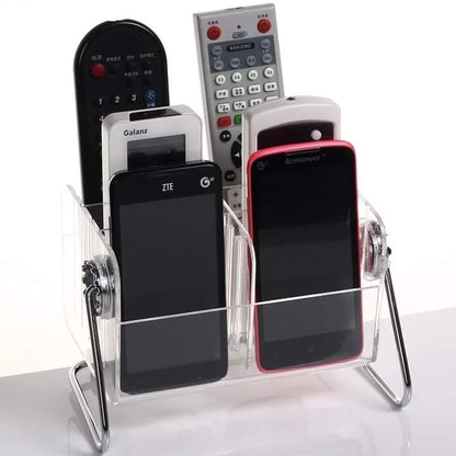 Acrylic 6 Grid Remote And Multipurpose Stand