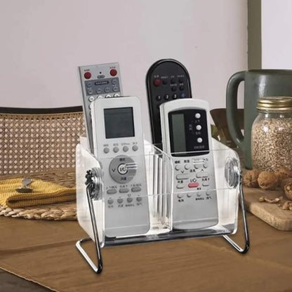 Acrylic 6 Grid Remote And Multipurpose Stand