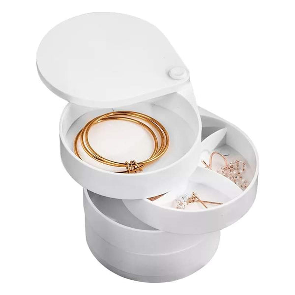 Portable 4 layer jewellery organizer