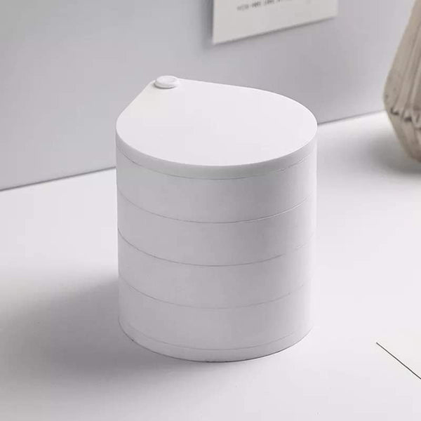 Portable 4 layer jewellery organizer