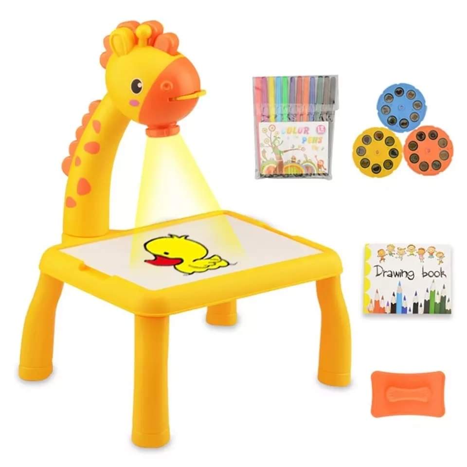 Children LED Projector Art Drawing Desk