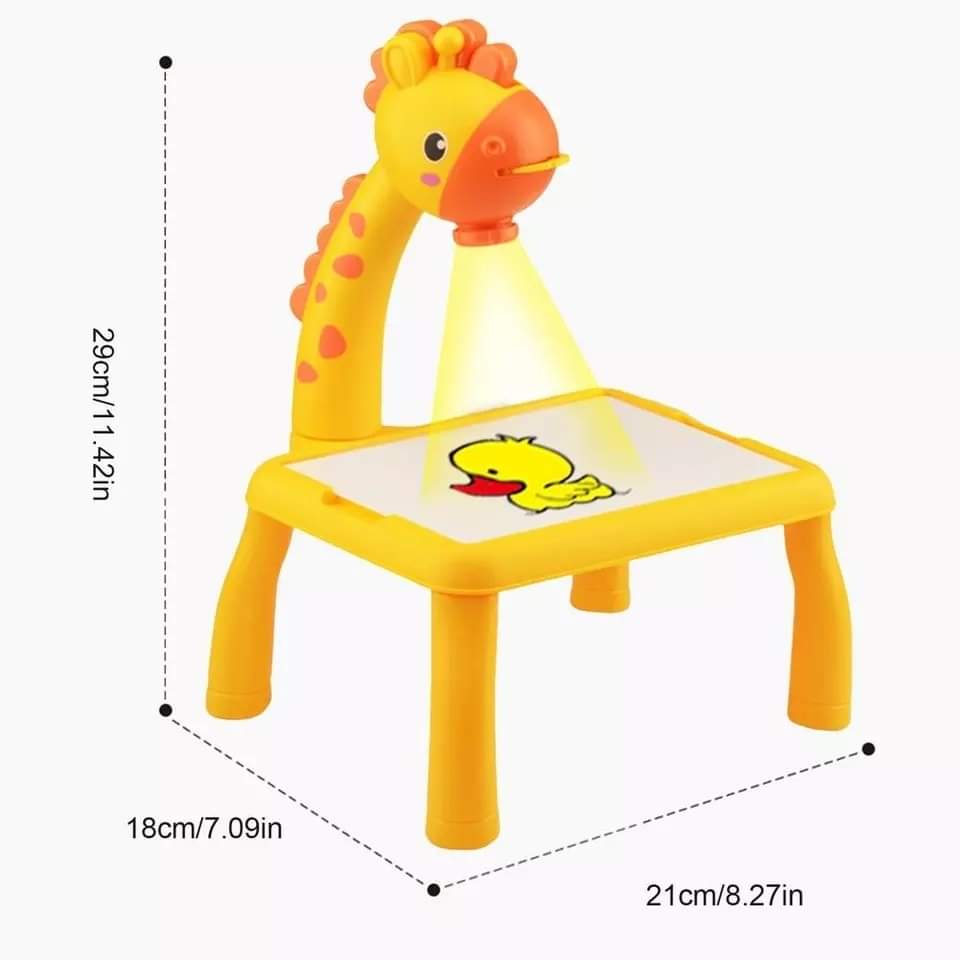 Children LED Projector Art Drawing Desk