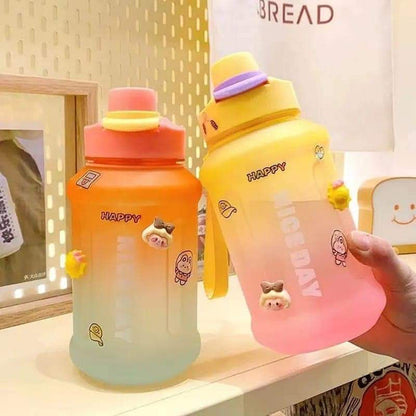 Colorsful plastic body water bottle