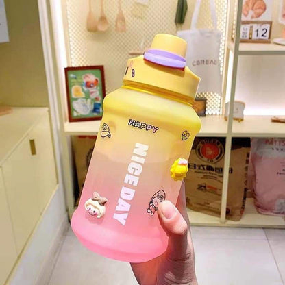 Colorsful plastic body water bottle