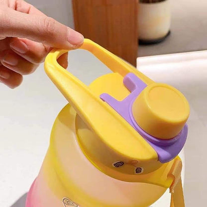 Colorsful plastic body water bottle