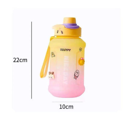 Colorsful plastic body water bottle