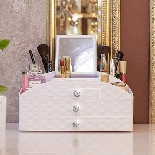 Jwellery plus cosmetic organizer