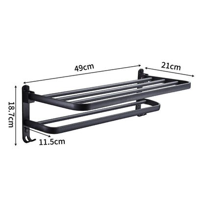 No Drilling Moveable Towel Rack