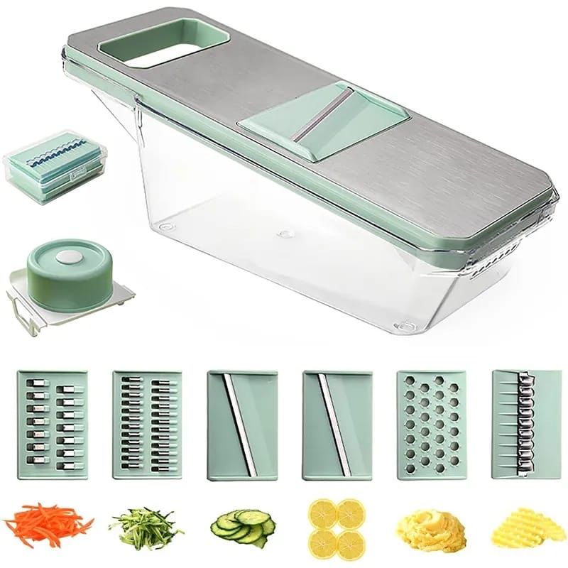 7/8pcs Vegetable Chopper Carrots Potatoes Cut Shred Manually Multi-function Kitchen Grater/Slicer 6in1