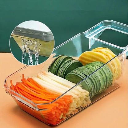 7/8pcs Vegetable Chopper Carrots Potatoes Cut Shred Manually Multi-function Kitchen Grater/Slicer 6in1