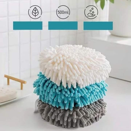 Microfibre Round Hand Towel