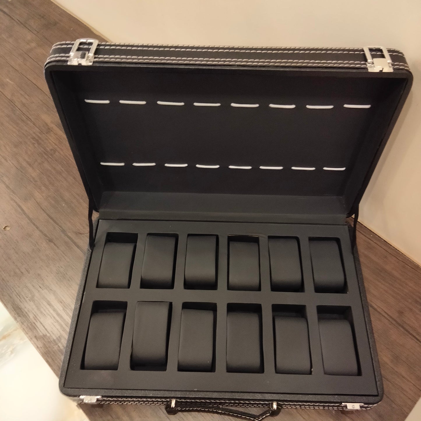 Premium Quality 6 grid PU leather watch display box or watch organizer