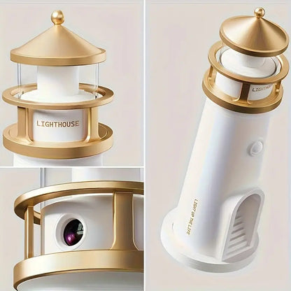 Lighthouse Moon Projector & Ambient Night Lamp