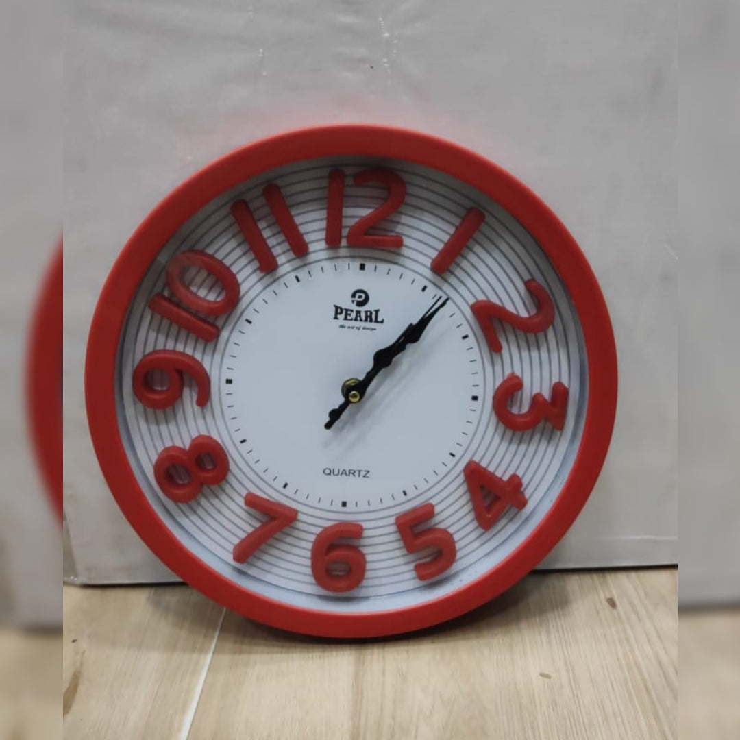Plastic body high quality wall clock