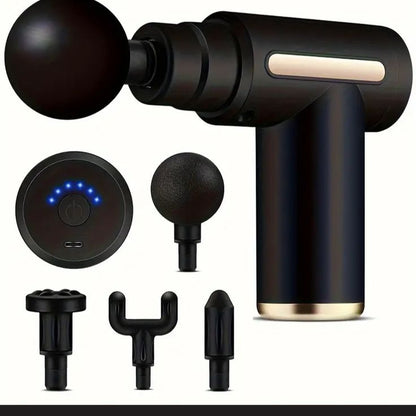 Rechargeable Deep Relief Massage Gun Full Body Pain Therapy for Men & Women